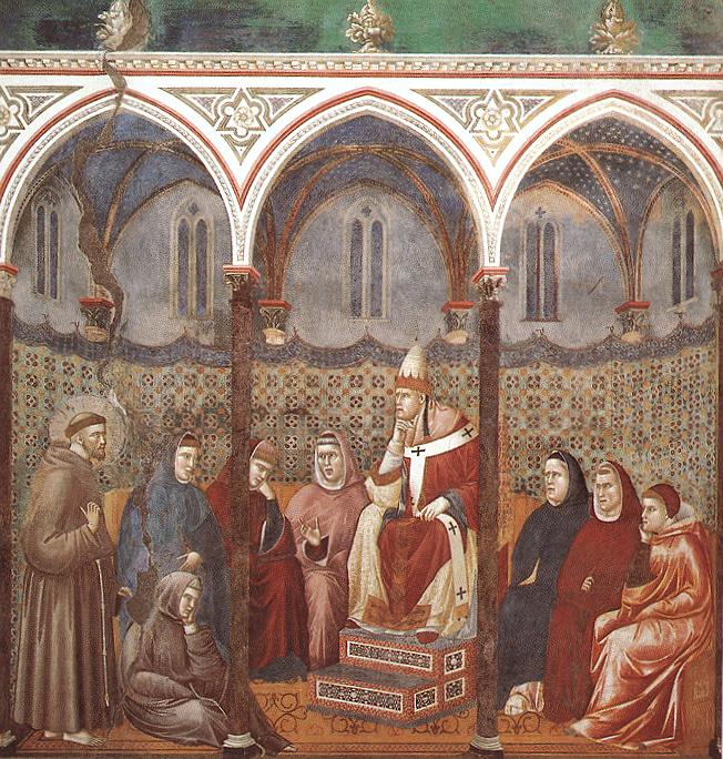 Giotto, S.Francesco davanti al papa